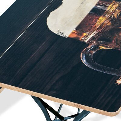 The beer table by RUKU1952was fully printed using the digital printing process.