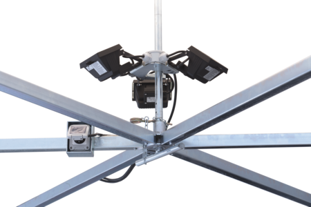Optional lighting for a beer stand.