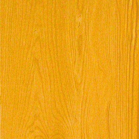 The wooden top of the beer garden table sets in ocre.