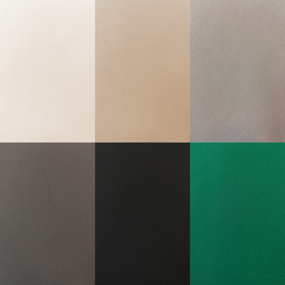 Die verschiedenen möglichen Farben, die die Abdeckung für die Bierzeltgarnituren haben kann.